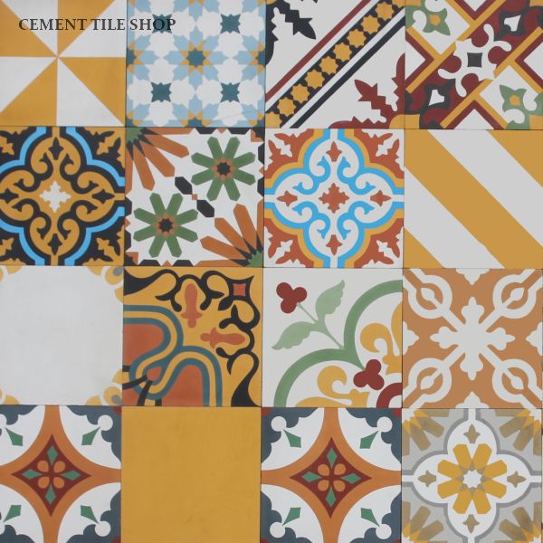 Cement Tile Shop - Patchwork Yellow